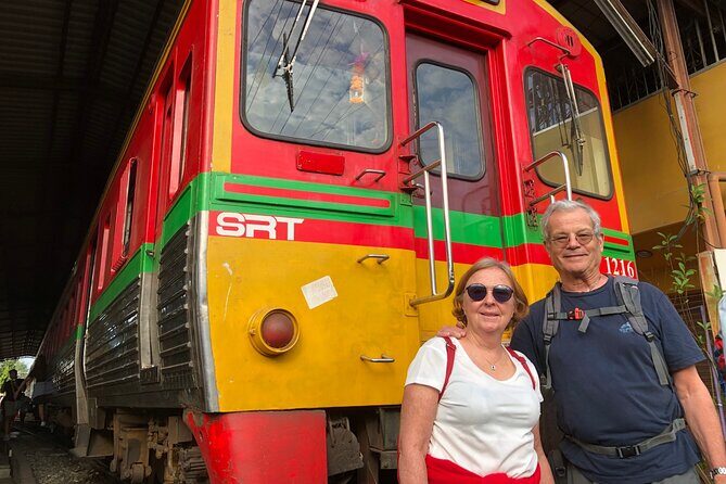 Amphawa and Railway Markets with Boat Ride Group Tour - Maeklong Railway Market: the train-window viewpoint