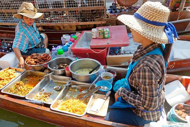 Amphawa Floating Market & Maeklong Railway Train Market Tour - The sunset firefly boat ride: the evening payoff