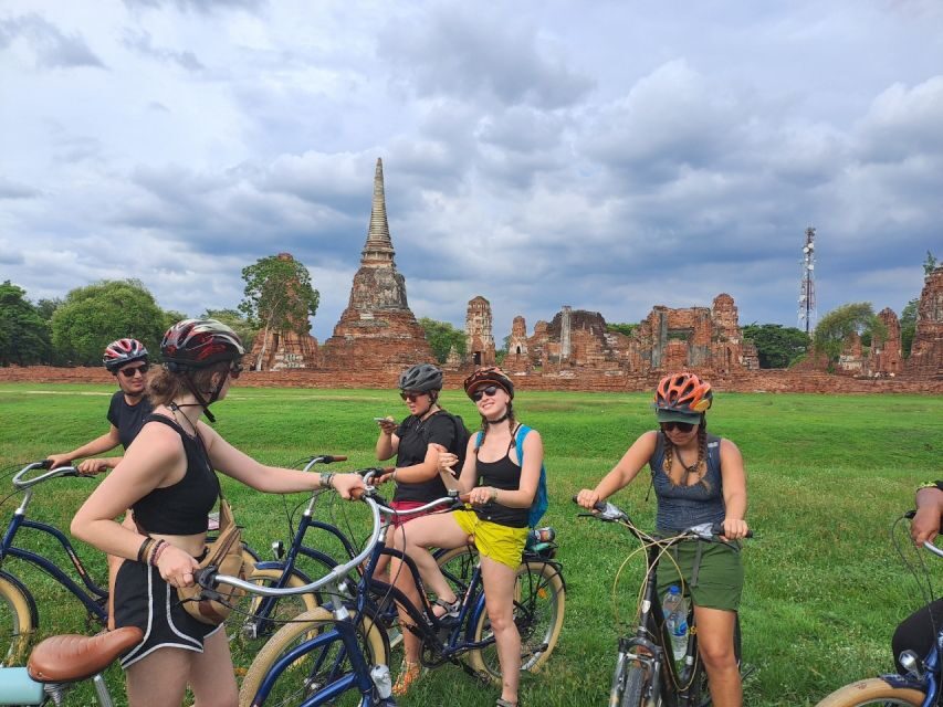 Ayutthaya City and Historical Park Bike Tour - Local streets, roti sai mai, and the dessert detour