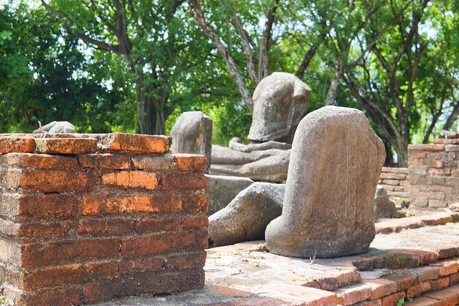 Ayutthaya Evening Tour with Dinner - Wat Yai Chai Mongkhon: the 60-meter chedi and reclining Buddha