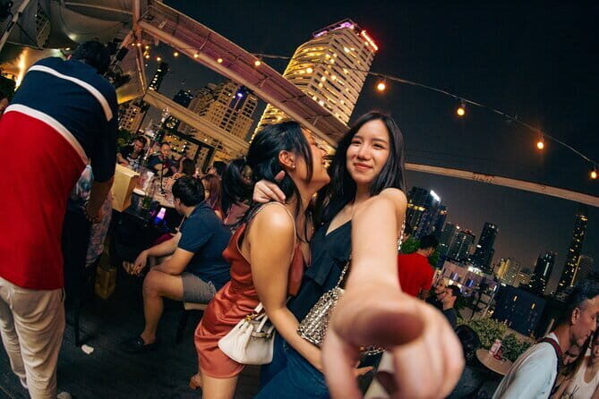 Bangkok After Dark: Pub Crawl Adventure - Stop 3: Juicy (Live Music) for beer pong energy and dancing