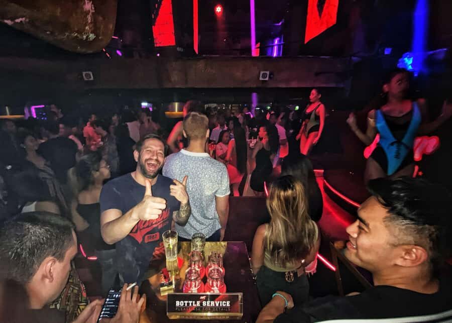 Bangkok: Bar and Club Crawl - Four Venues, One Hour Each: Techno Through Hip-Hop