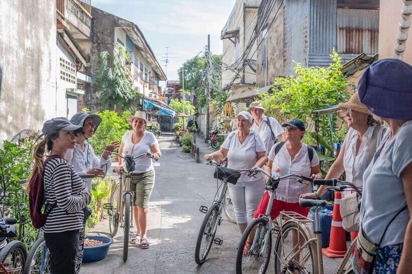 Bangkok: Bike, Boat & Food Tour in Thonburi - Start at Candbike Bangkok Tours: Bike Fitting and Safety Briefing