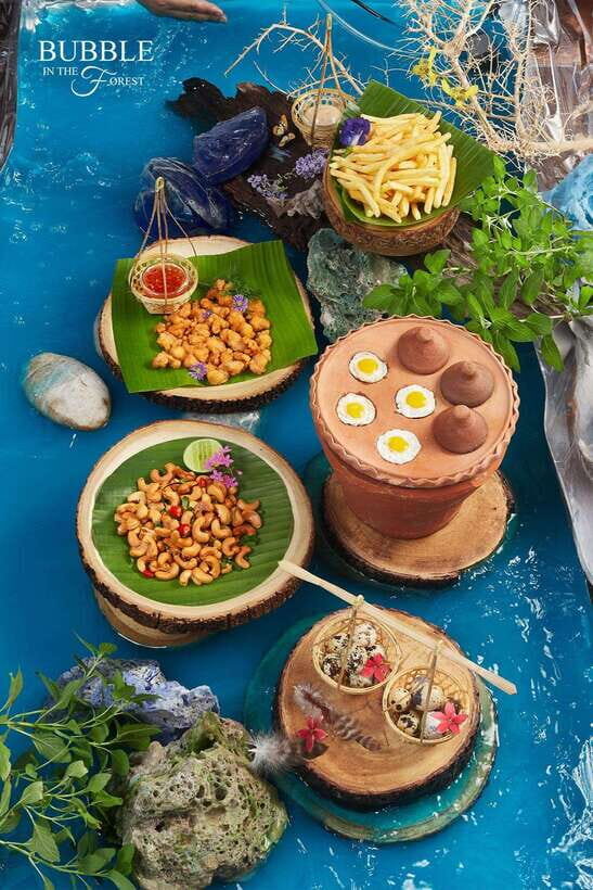 Bangkok: Bubble in the Forest Cafe Food Packages - How the 90 minutes usually unfold in practice