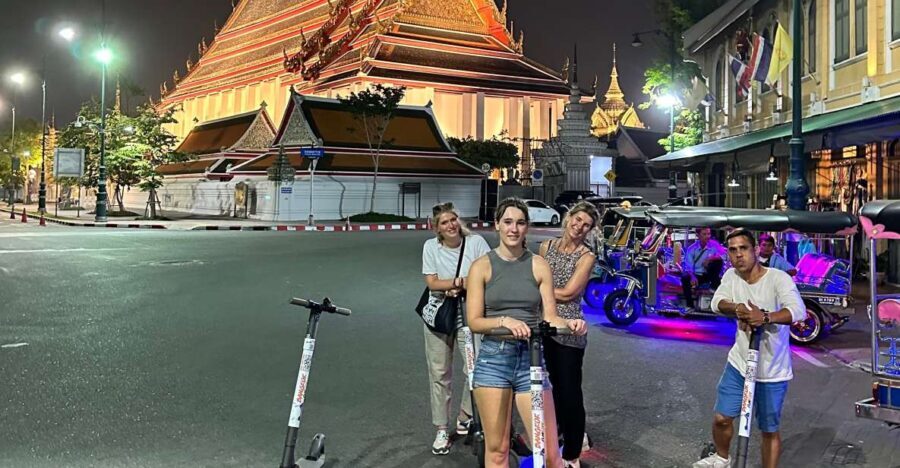 Bangkok By Night by Electric Scooter &/or Bike - The route in plain English: from monuments to river icons