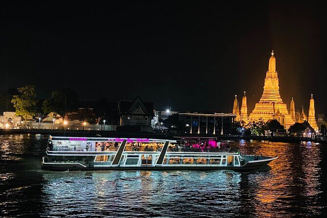 Bangkok Chao Phraya River Sunset Cruise Tour Admission Ticket - Dinner on a Boat: Buffet Food You Can Actually Eat Comfortably