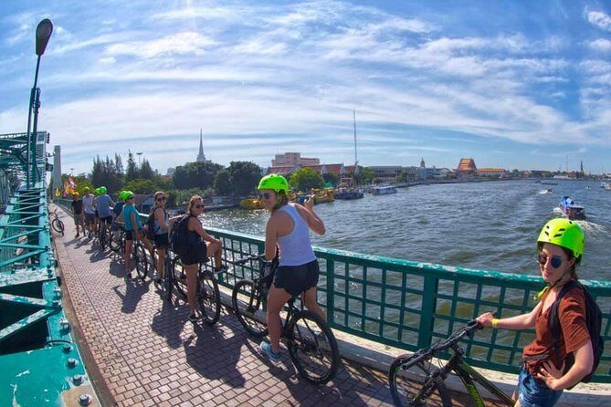 Bangkok City Bike Tour - Hotel-pickup & Lunch - The Ride Itself: Mountain Bike, Helmet, and Flat 15 km