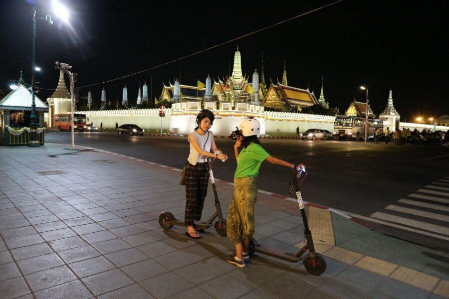 Bangkok: E-Scooter Night Tour with Local Street Food - Getting ready at Jamming Thailand: training that actually matters