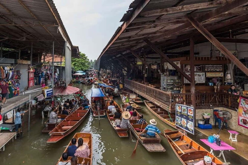 Bangkok: Floating Market & Maeklong Markets Private Transfer - Damnoen Saduak Floating Market: Longtail Boat Time in Narrow Canals