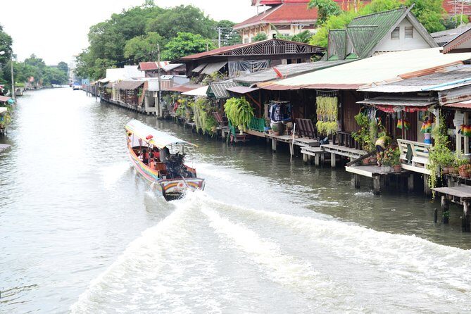 Bangkok Floating Markets and Boat Tour - Orchid farm photo time and views of local homes