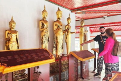 Bangkok : History Temples Markets and Food Tasting - Grand Palace area: architecture, rules, and outside-only access