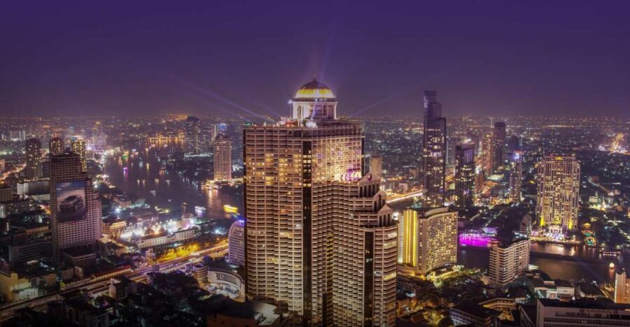 Bangkok: Lebua Rooftop Bar Reservation & Round-Trip Transfer - Three bars, three vibes: picking No.3, Alfresco 64, or Distil