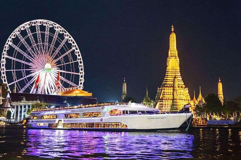 Bangkok: Luxury White Dinner Cruise Free Flow Beer and Wine - Key things to know before you go