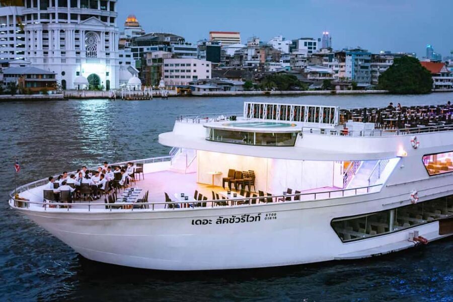 Bangkok: Luxury White Sunset or Dinner Cruise with Beer - Two ways to cruise: Golden hour at ASIATIQUE or dinner under stars at ICONSIAM