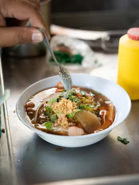 Bangkok: Must-Try Hidden Bike & Food Experience - First Food Stop at a Local Restaurant: Street Bites Without the Guesswork
