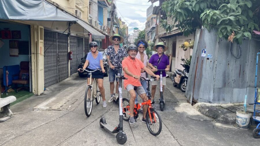 Bangkok : Old City Guided E-Scooter &/or Bike Tour - What to bring and how to prepare for a smooth ride