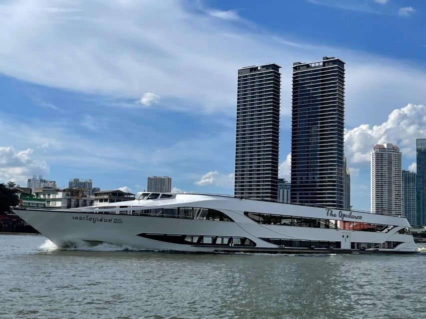 Bangkok: Opulence Luxury Chao Phraya Dinner Cruise - Boarding at Icon Siam Pier 2: when “luxury” starts