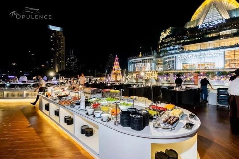 Bangkok: Opulence Luxury River Dinner Cruise - The buffet dinner: Thai comfort food plus international favorites