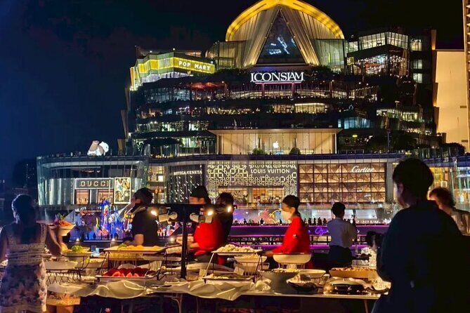 Bangkok Sawasdee Chaophraya Dinner Cruise from ICONSIAM - From ICONSIAM Pier 4 to the Chao Phraya lights at night