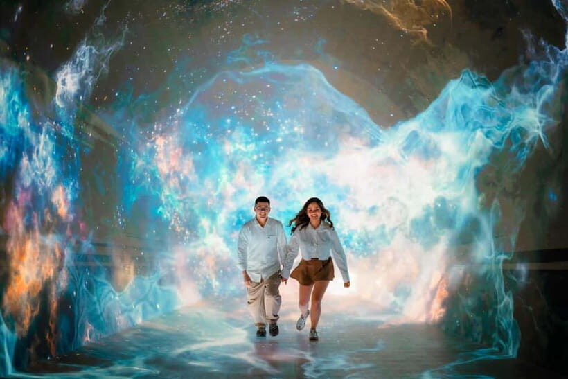 Bangkok: Space & Time Cube Ticket Options 9D Film or VR Game - Walking through the three zones and 25+ hologram rooms