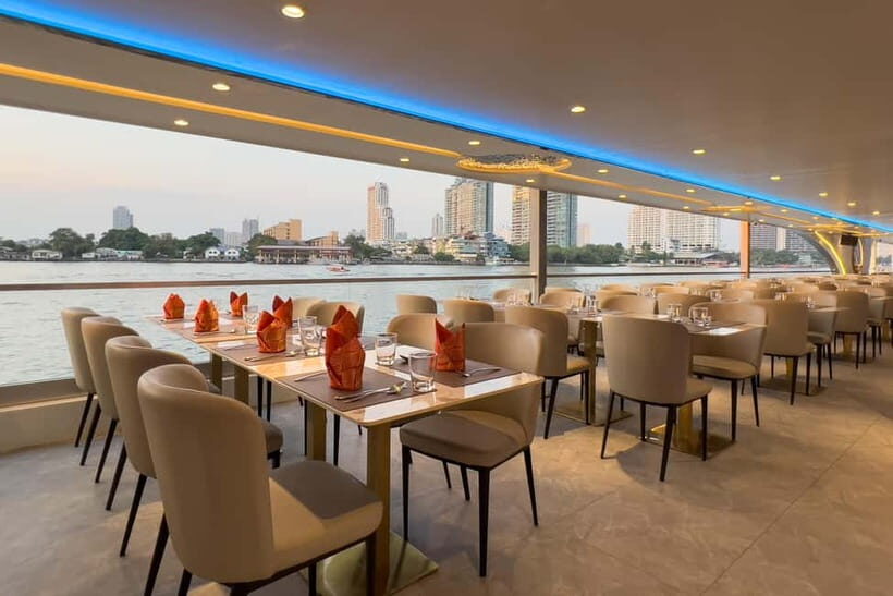 Bangkok: The Planet Chao Phraya River Dinner Cruise - Asiatique Check-In at the Royal Galaxy Counter (Warehouse 7-8)