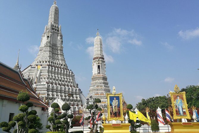 Bangkok Tour: Highlights & Hidden Gems & Long Tail Boat - Wat Arun (Temple of Dawn): Big Landmark Views From the Thonburi Side