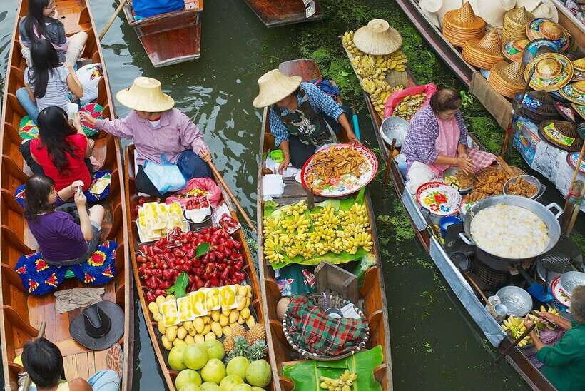 Bangkok: Train Market & Floating Market with Boat Ride - How Two Different Markets Tell One Thai Story