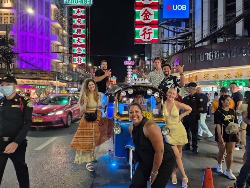 Bangkok: Tuk Tuk Adventure Chinatown Michelin Food & Temples - Key highlights you’ll feel right away