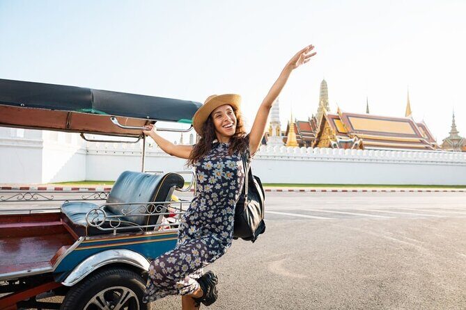 Bangkok Tuk Tuk Tour - Hotel-pickup & Dinner - Golden Mount (Wat Saket): great views, but plan for stairs