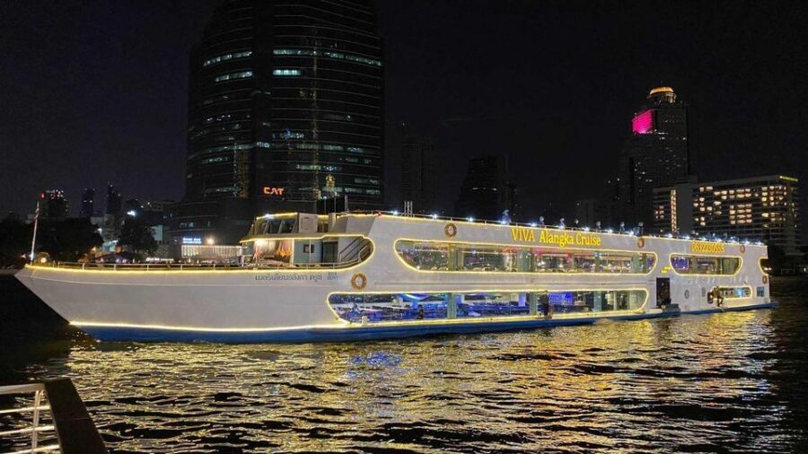 Bangkok: Viva Alangka Chao Phraya Dinner Cruise - Rama VIII Bridge Dinner and Dance Show: Where the Night Comes Alive