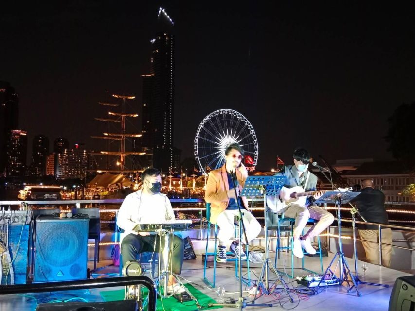 Bangkok: White Orchid Chao Phraya Dinner Cruise - Bangkok’s Chao Phraya at Golden-to-Late Hours