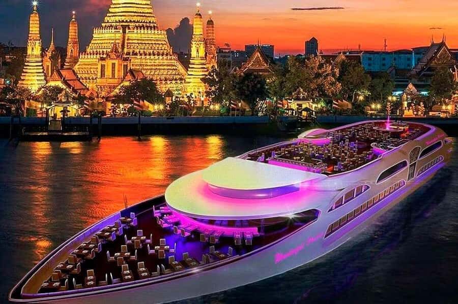 Bangkok: Wonderful Pearl Dinner Cruise and Live Performance - River City Pier check-in: where the night starts