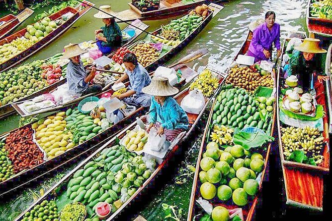 Damnoen Saduak Floating Market & Maeklong Market Tour frm Bangkok - Morning start: pickup from Bangkok and the 8:00 am timeline