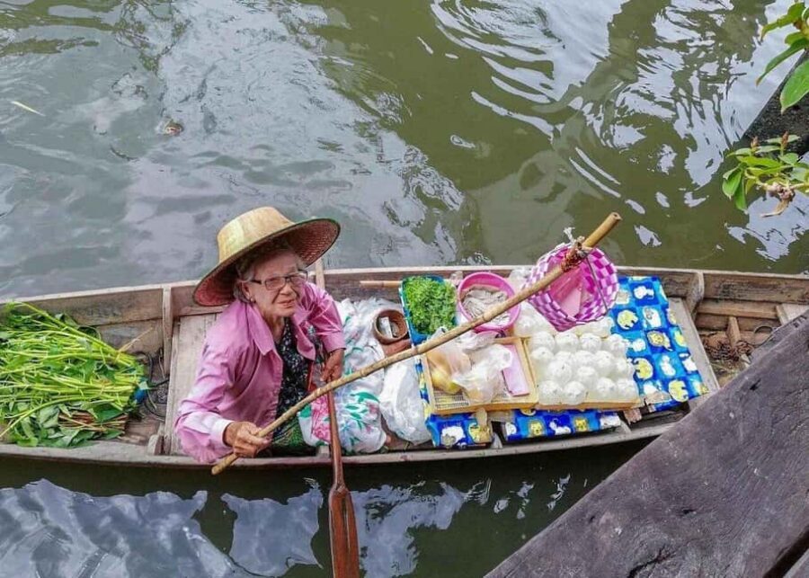 Damnoen Saduak Floating Market, Train with Pickup & Dropoff - Price and value at about $25 for 7 hours
