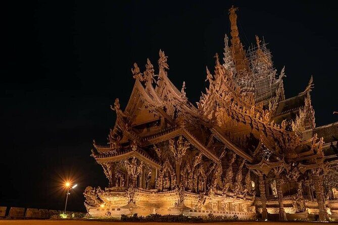 Entry Ticket to the Sanctuary of Truth Pattaya - The carvings actually mean something: Thai ideas in wood