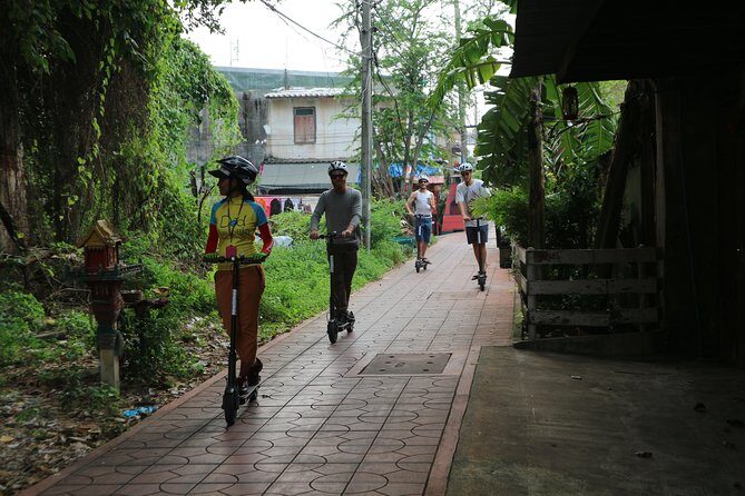 Explore Bangkok by E-Scooter & Try Street Food - The ferry crossing: putting scooters on board to save time and stress