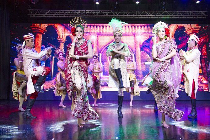 Fine Dining with Cultural Show by the Mandarin Oriental - BRAVO Theatre and Mirinn Cabaret: costumes, global dance, and Muay Thai