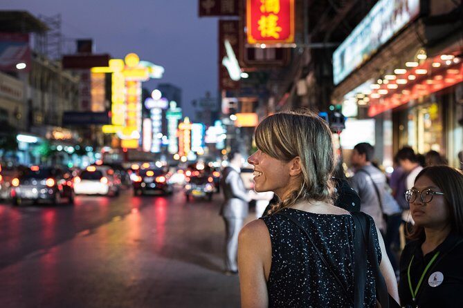 Flavors of Bangkok: Small-Group Chinatown Evening Food Tour - The itinerary on the ground: Gate views, Yaowarat energy, then more eating