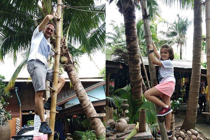Floating & Railway Market and Coconut Farm Tour [Optional Luxury] - Damnoen Saduak floating market: boats, canals, and quick shopping reality