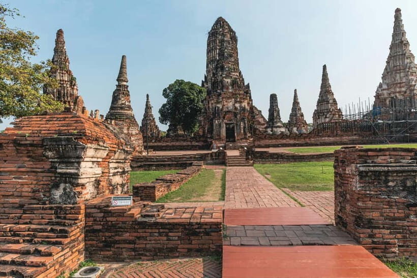 From Bangkok: Ayutthaya Heritage Tour with Sunset Boat Ride - Wat Chaiwatthanaram: Sunset Timing at a Riverside Temple