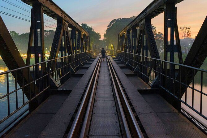 From Bangkok: Death Railway & Hellfire Pass Tour with Lunch - River Khwae Bridge: the quick iconic stop