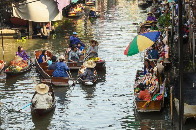 From Bangkok : Kanchanaburi Tour with Floating market Visit - Damnoen Saduak on the water: what you’ll see and how to handle it