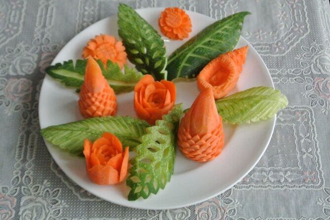 Full Day Professional Thai Fruit and Vegetable Carving Class - Lunch, Snacks, and Beverages: Fueling a Hands-On Skill Day