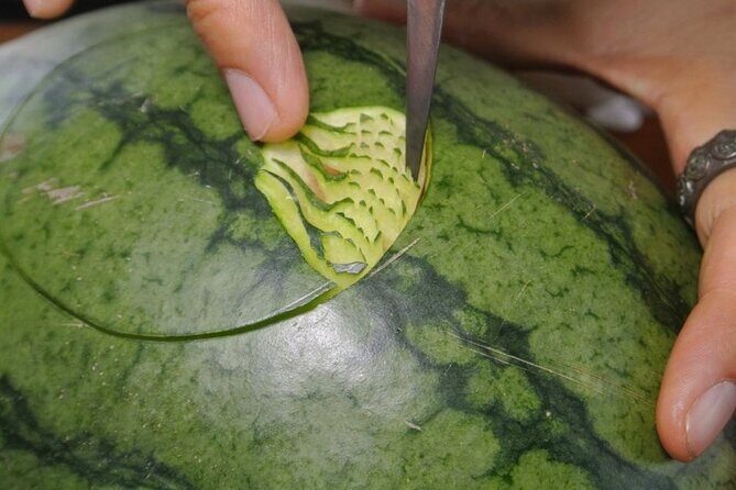 Full Day Professional Thai Fruit and Vegetable Carving Class - Tools, Materials, and the Free Carving Knife Take-Home