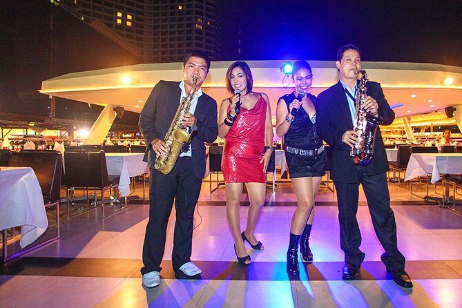 Luxury Dinner on Chao Phraya Princess River Cruise with Pickup (SHA Plus) - Buffet dinner and live violin-sax music: what the evening actually feels like