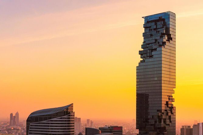 Mahanakhon Building Skywalk - Free Upgrade to Rooftop - Inside the indoor deck on the 74th floor