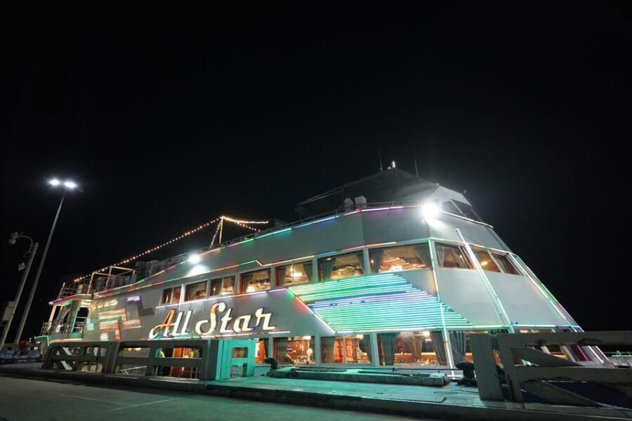 Pattaya: All Star Dinner Cruise, Cabaret Show & Beer Buffet - Entering the Pattaya Bay Dinner-Cruise Mode (90 Minutes Total)