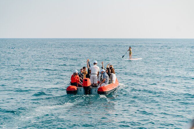 Pattaya Full-Day SUNSET Yacht exclusive Island(Buffet,Snorkeling) - Water toys you actually get: slide, paddle board, fishing gear