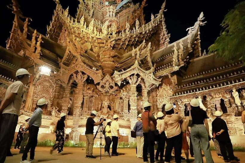 Pattaya: The Sanctuary of Truth Entry Ticket with Transfer - Sanctuary of Truth: a wooden temple by the sea with a message in wood