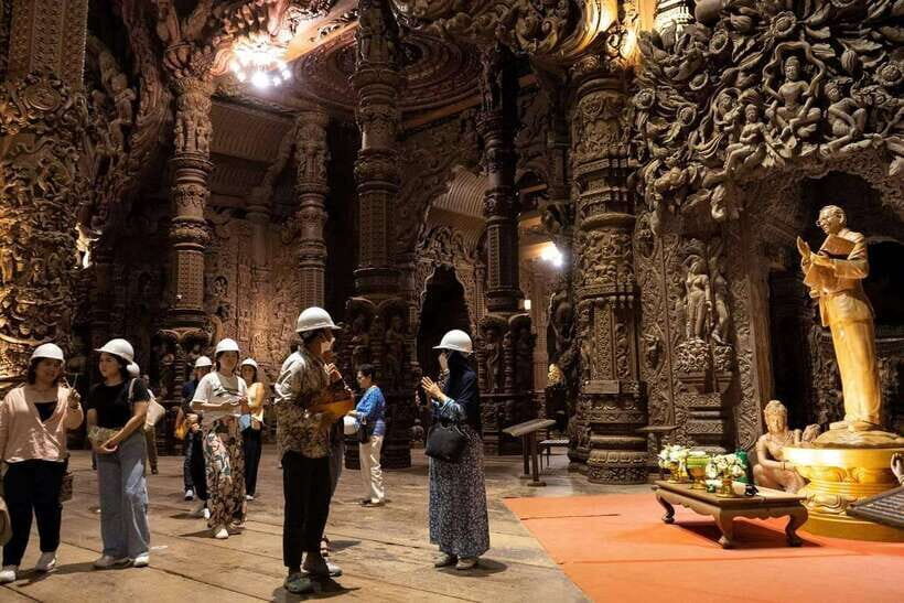 Pattaya: The Sanctuary of Truth Entry Ticket with Transfer - Pickup points in Pattaya: hotel shuttle or a set meeting spot